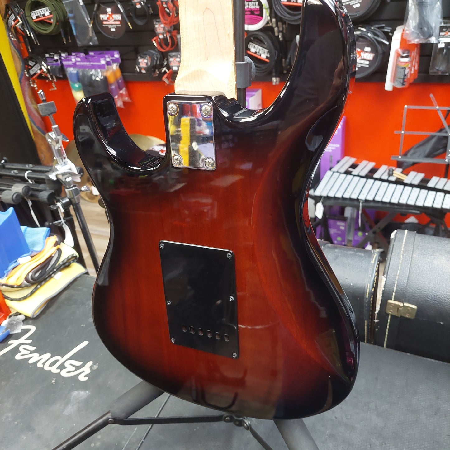 2011 Yamaha Pacifica PAC012DLX Double Cutaway Electric Guitar - Old Violin Sunburst SN# llN123410