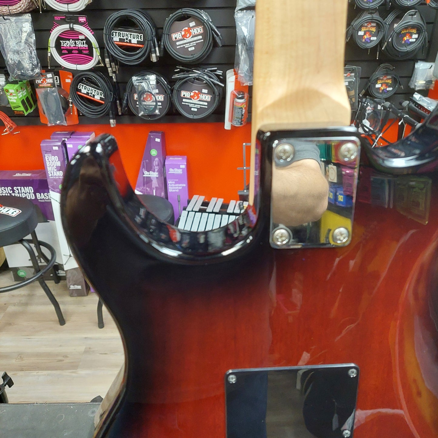 2011 Yamaha Pacifica PAC012DLX Double Cutaway Electric Guitar - Old Violin Sunburst SN# llN123410