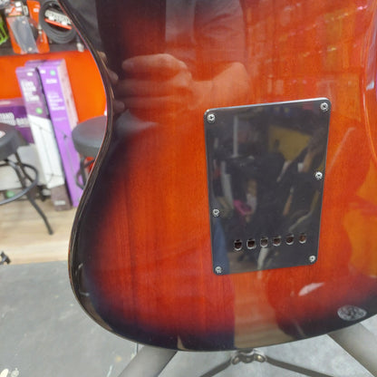 2011 Yamaha Pacifica PAC012DLX Double Cutaway Electric Guitar - Old Violin Sunburst SN# llN123410