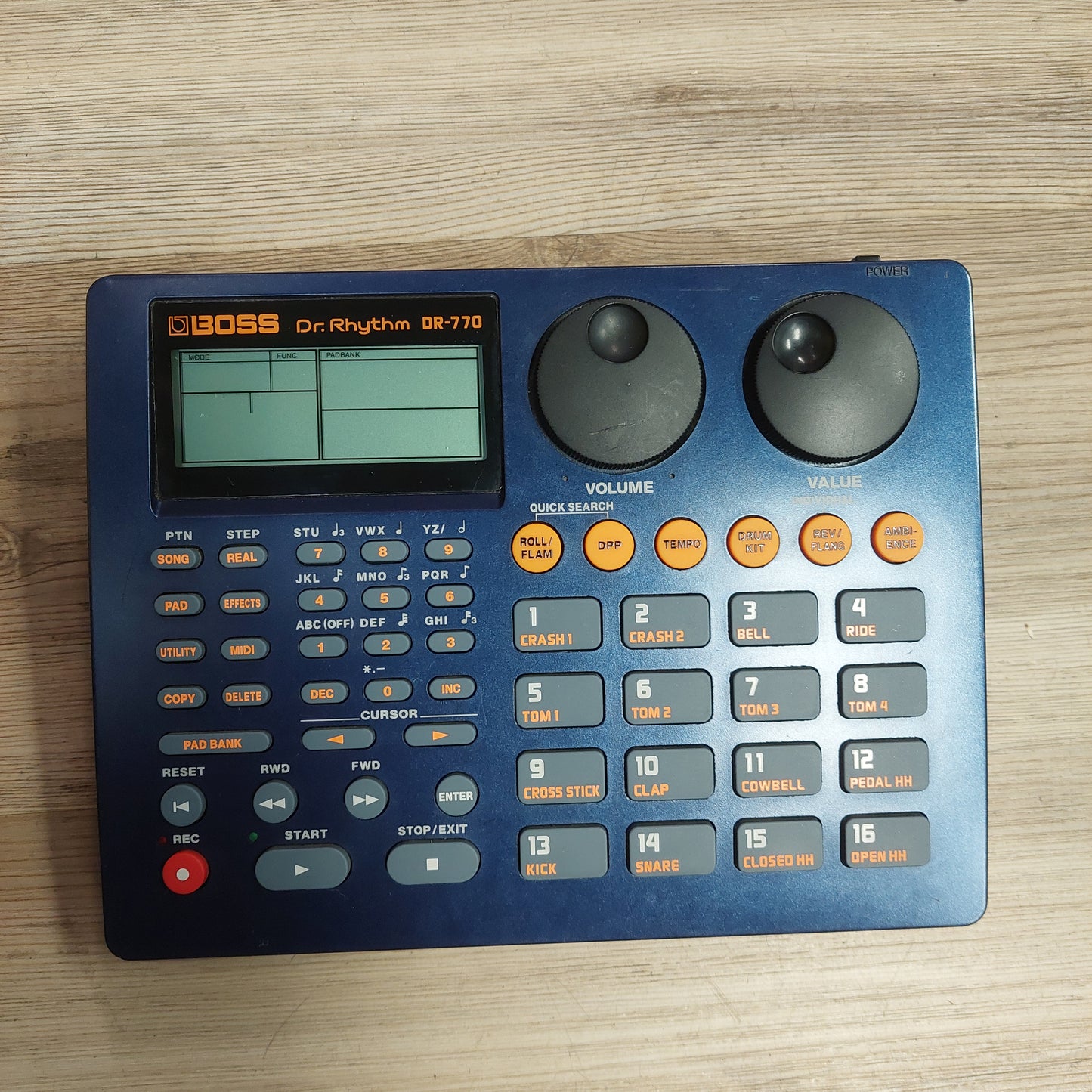 Boss DR-770 Dr. Rhythm Drum Machine w/ Power Supply (USED) SN# 23403 "Made In Japan"