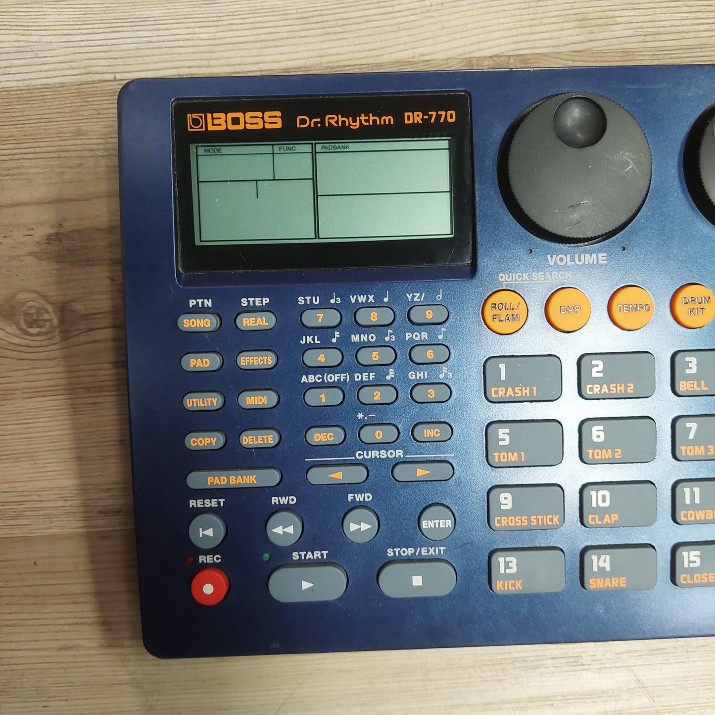 Boss DR-770 Dr. Rhythm Drum Machine w/ Power Supply (USED) SN# 23403 "Made In Japan"