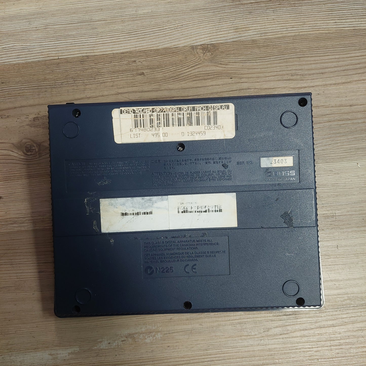 Boss DR-770 Dr. Rhythm Drum Machine w/ Power Supply (USED) SN# 23403 "Made In Japan"