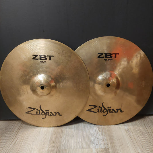 ZILDJIAN ZBT 13” HI-HATS "PAIR" (USED) "Made In USA"