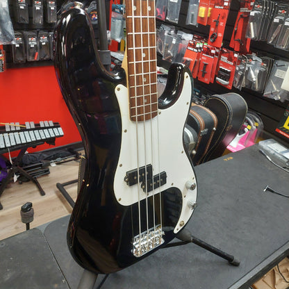 2000 Squier Affinity Precision Bass Rosewood Fingerboard - Black "Sold As Is" Has slightly Warped Neck