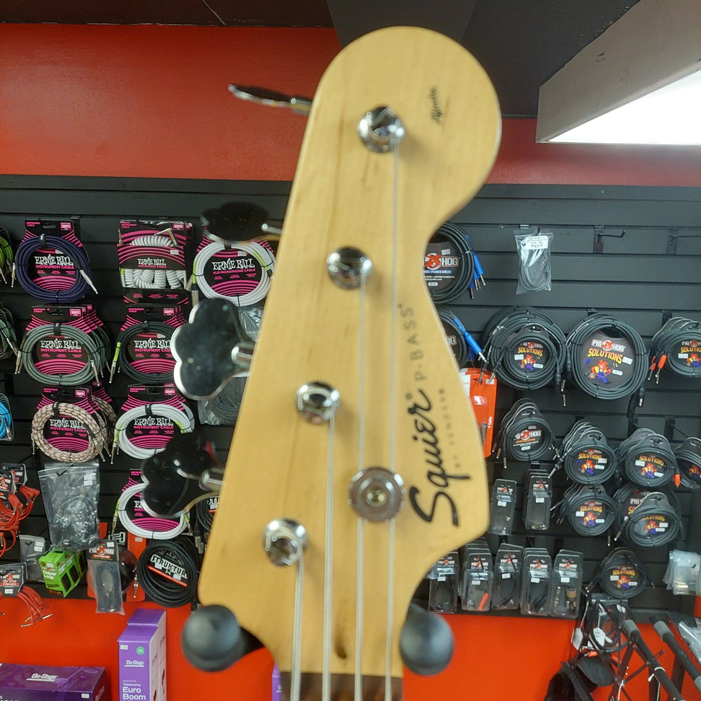 2000 Squier Affinity Precision Bass Rosewood Fingerboard - Black "Sold As Is" Has slightly Warped Neck