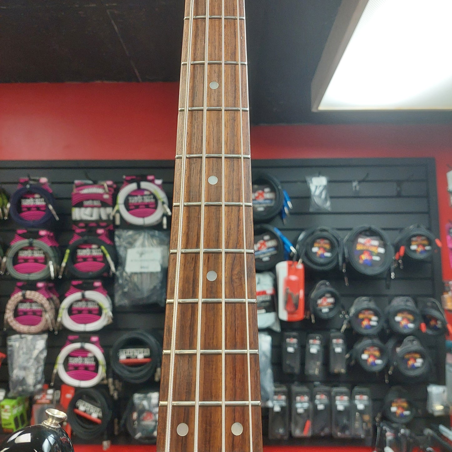 2000 Squier Affinity Precision Bass Rosewood Fingerboard - Black "Sold As Is" Has slightly Warped Neck