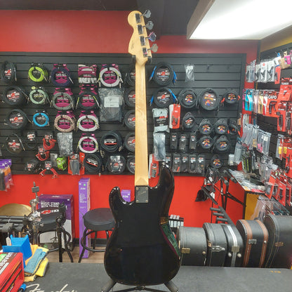 2000 Squier Affinity Precision Bass Rosewood Fingerboard - Black "Sold As Is" Has slightly Warped Neck