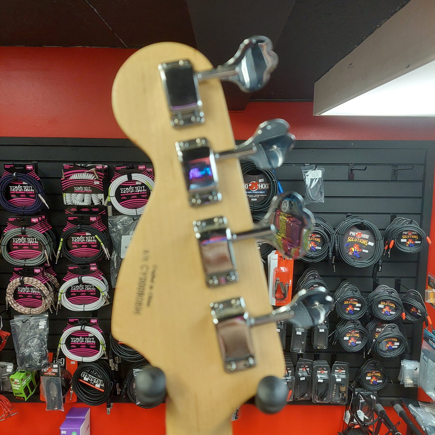 2000 Squier Affinity Precision Bass Rosewood Fingerboard - Black "Sold As Is" Has slightly Warped Neck