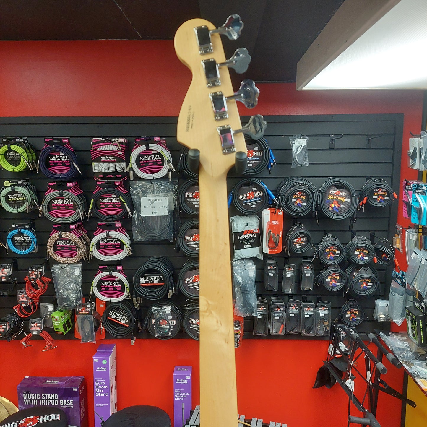 2000 Squier Affinity Precision Bass Rosewood Fingerboard - Black "Sold As Is" Has slightly Warped Neck