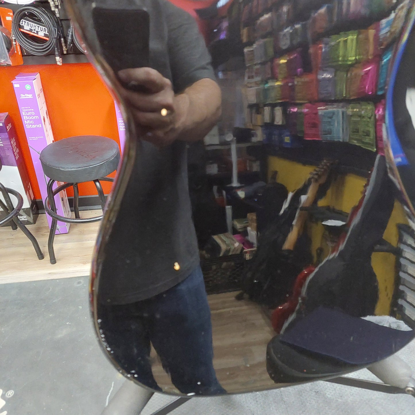 2000 Squier Affinity Precision Bass Rosewood Fingerboard - Black "Sold As Is" Has slightly Warped Neck