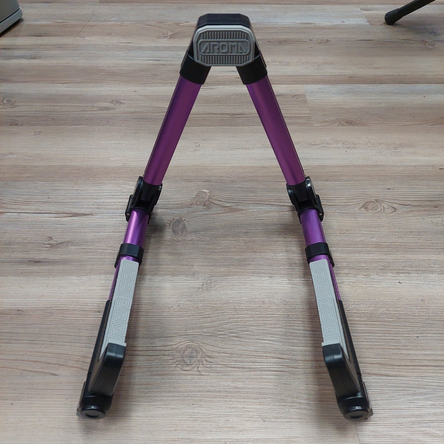 AROMA Aluminum Alloy A-Frame Foldable Guitar Stand - Purple (USED)