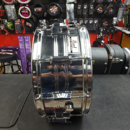 Pearl World Series 14" Steel Snare - Chrome (USED) SN# 135704 "Made In Taiwan"