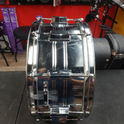 Pearl World Series 14" Steel Snare - Chrome (USED) SN# 135704 "Made In Taiwan"