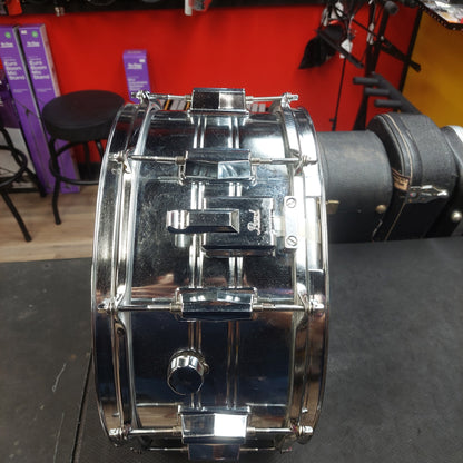 Pearl World Series 14" Steel Snare - Chrome (USED) SN# 135704 "Made In Taiwan"