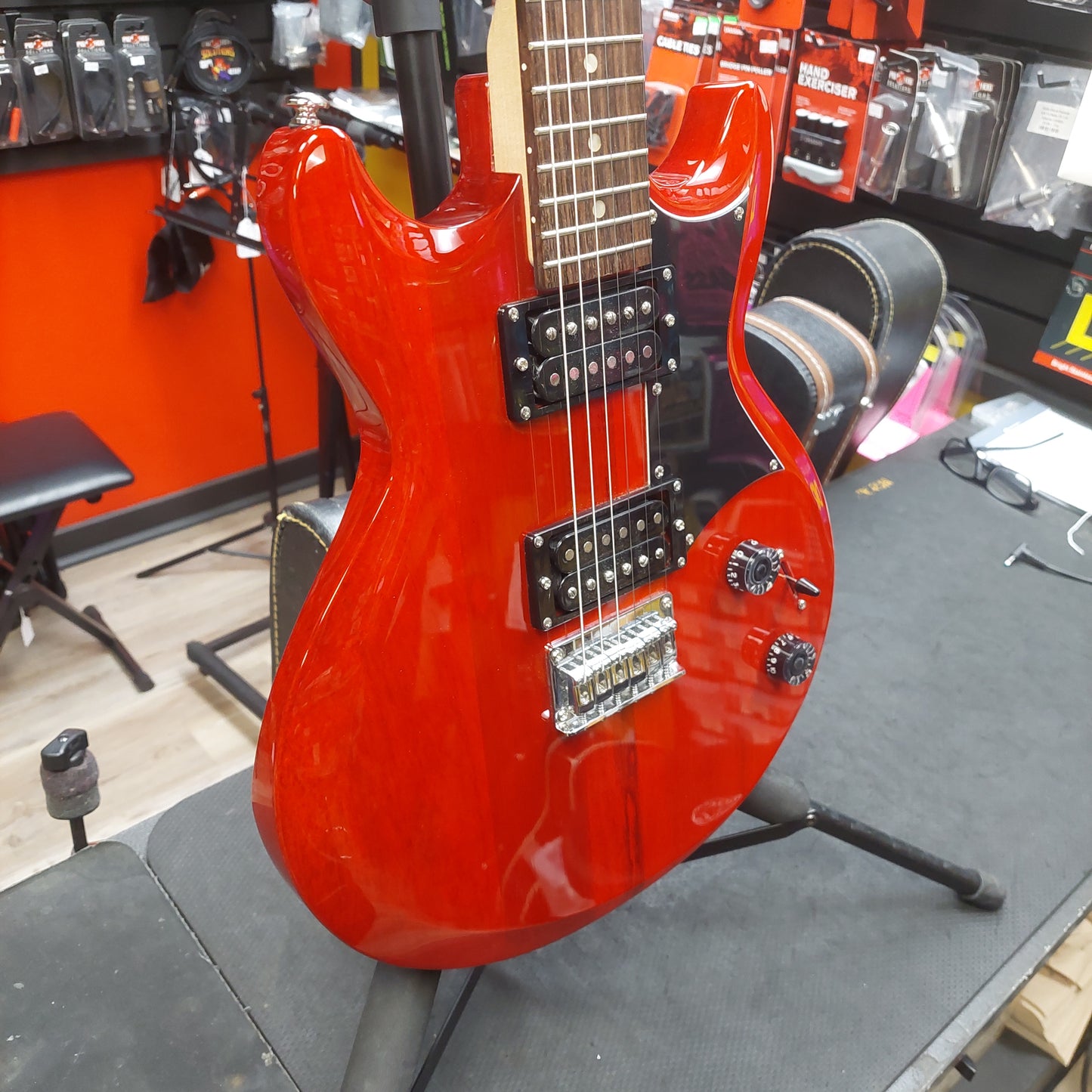 2000's Ibanez GAX30 Electric Guitar - Transparent Red