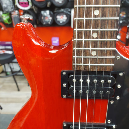 2000's Ibanez GAX30 Electric Guitar - Transparent Red
