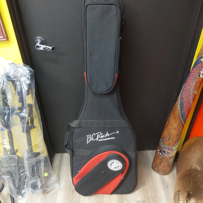 2022 B.C Rich Warlock N.J. Series Electric Guitar - Black "Netflix Stranger Things Collab" w/ B.C. Rich Guitars USA Gig Bag SN# H22060084 "Missing Back Plate" (Hellfire Club #0310 Of 2000)