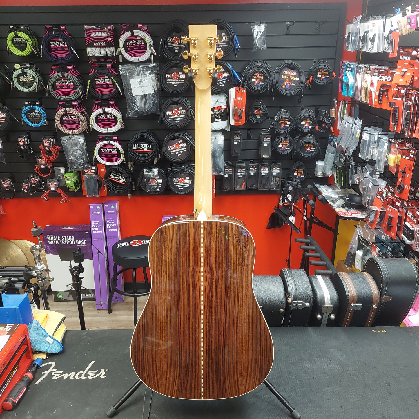 2024 Zager ZAD-80/N Acoustic Guitar - Natural Gloss w/ Grover Tuners & Hardshell Case SN# 240601650