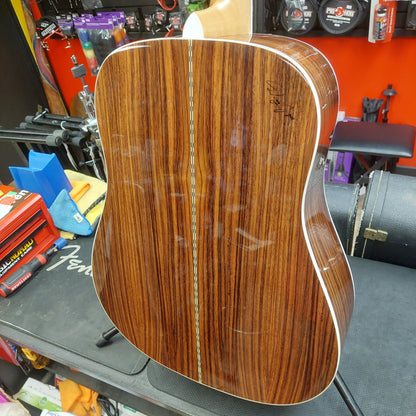 2024 Zager ZAD-80/N Acoustic Guitar - Natural Gloss w/ Grover Tuners & Hardshell Case SN# 240601650