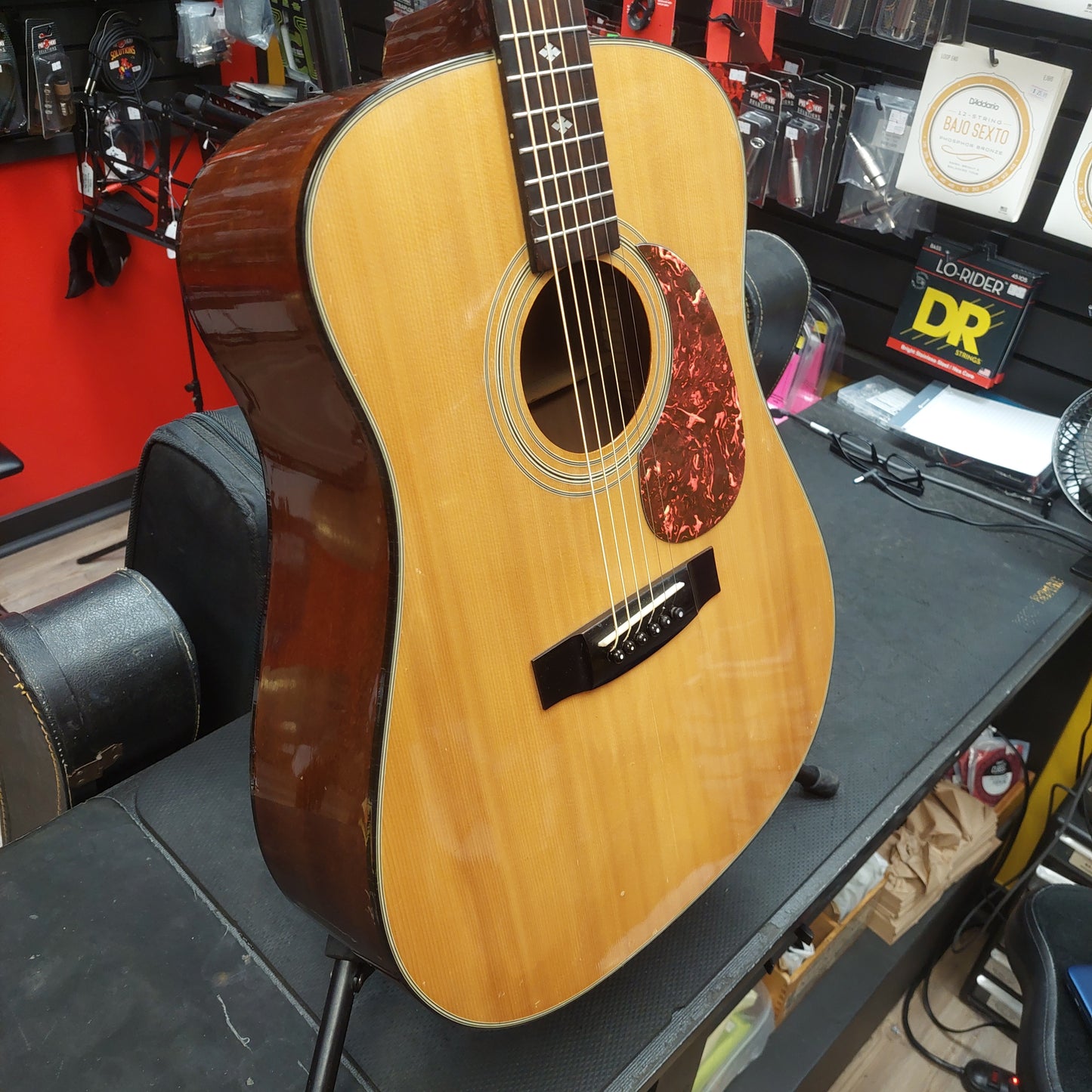 1988 Epiphone PR-350 Acoustic Guitar - Natural SN# 8050979 "Made In Korea" (Sold As Is Has Body Damage)