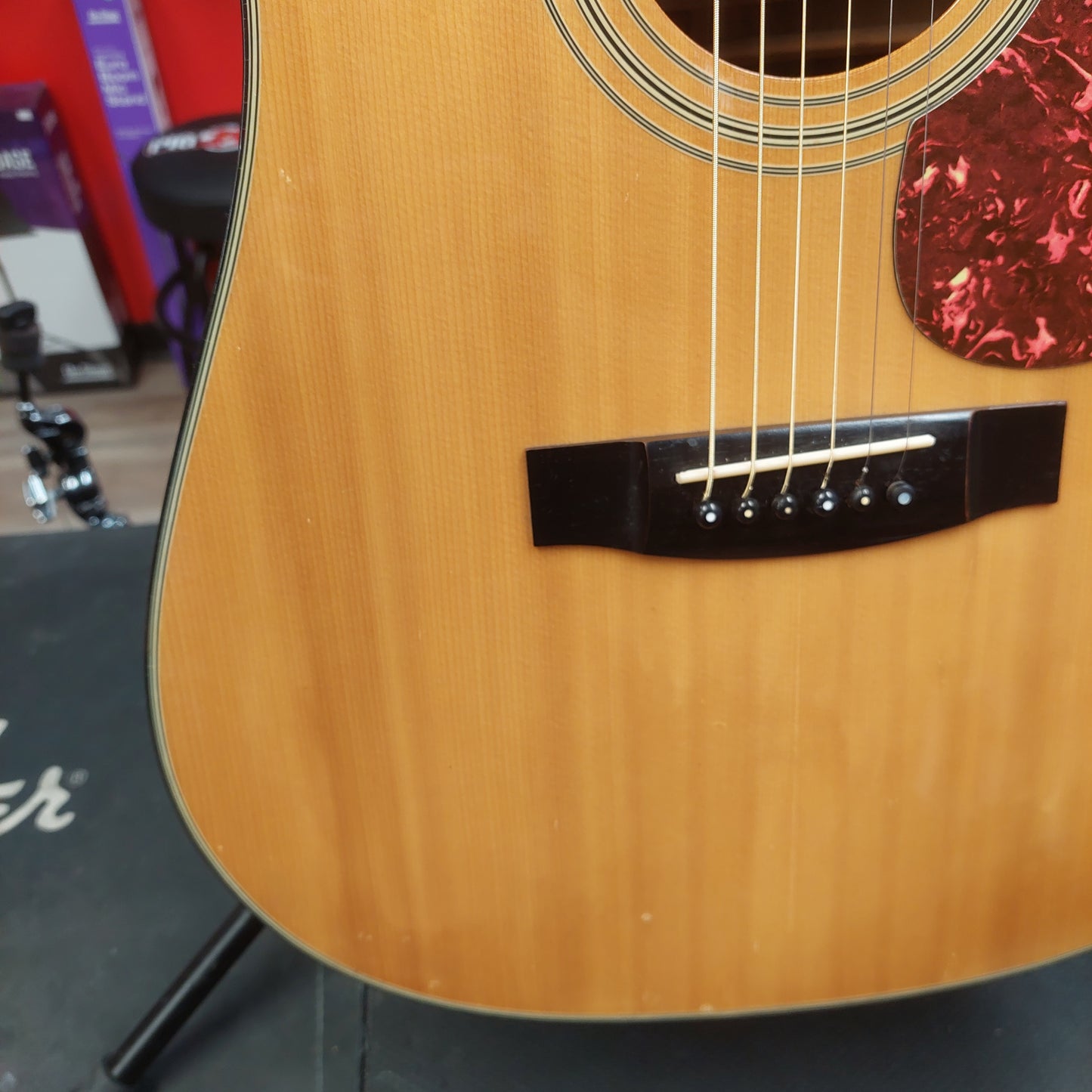 1988 Epiphone PR-350 Acoustic Guitar - Natural SN# 8050979 "Made In Korea" (Sold As Is Has Body Damage)