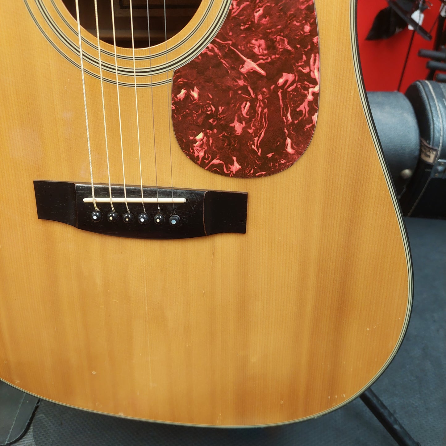 1988 Epiphone PR-350 Acoustic Guitar - Natural SN# 8050979 "Made In Korea" (Sold As Is Has Body Damage)