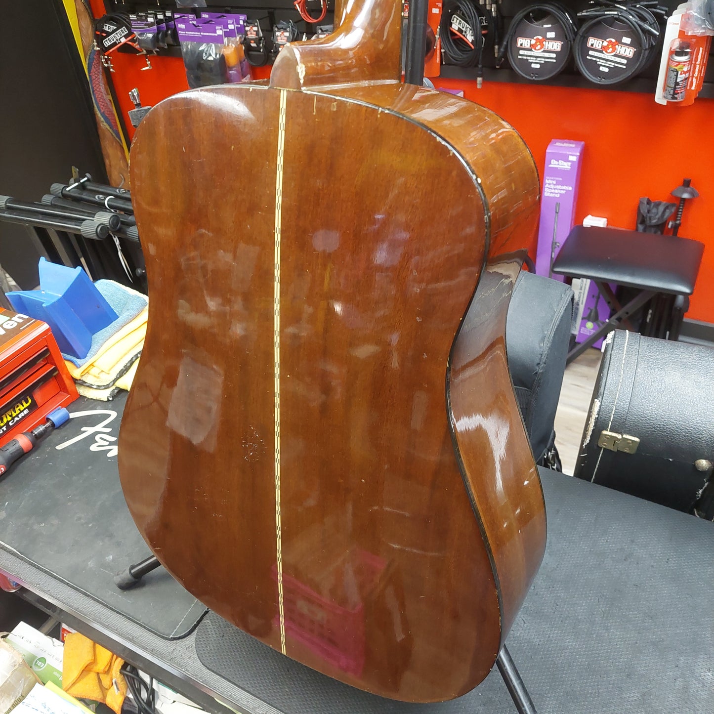 1988 Epiphone PR-350 Acoustic Guitar - Natural SN# 8050979 "Made In Korea" (Sold As Is Has Body Damage)