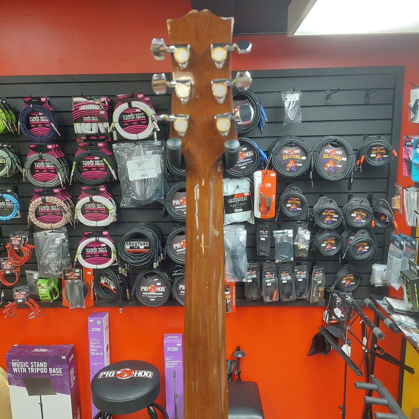 1988 Epiphone PR-350 Acoustic Guitar - Natural SN# 8050979 "Made In Korea" (Sold As Is Has Body Damage)