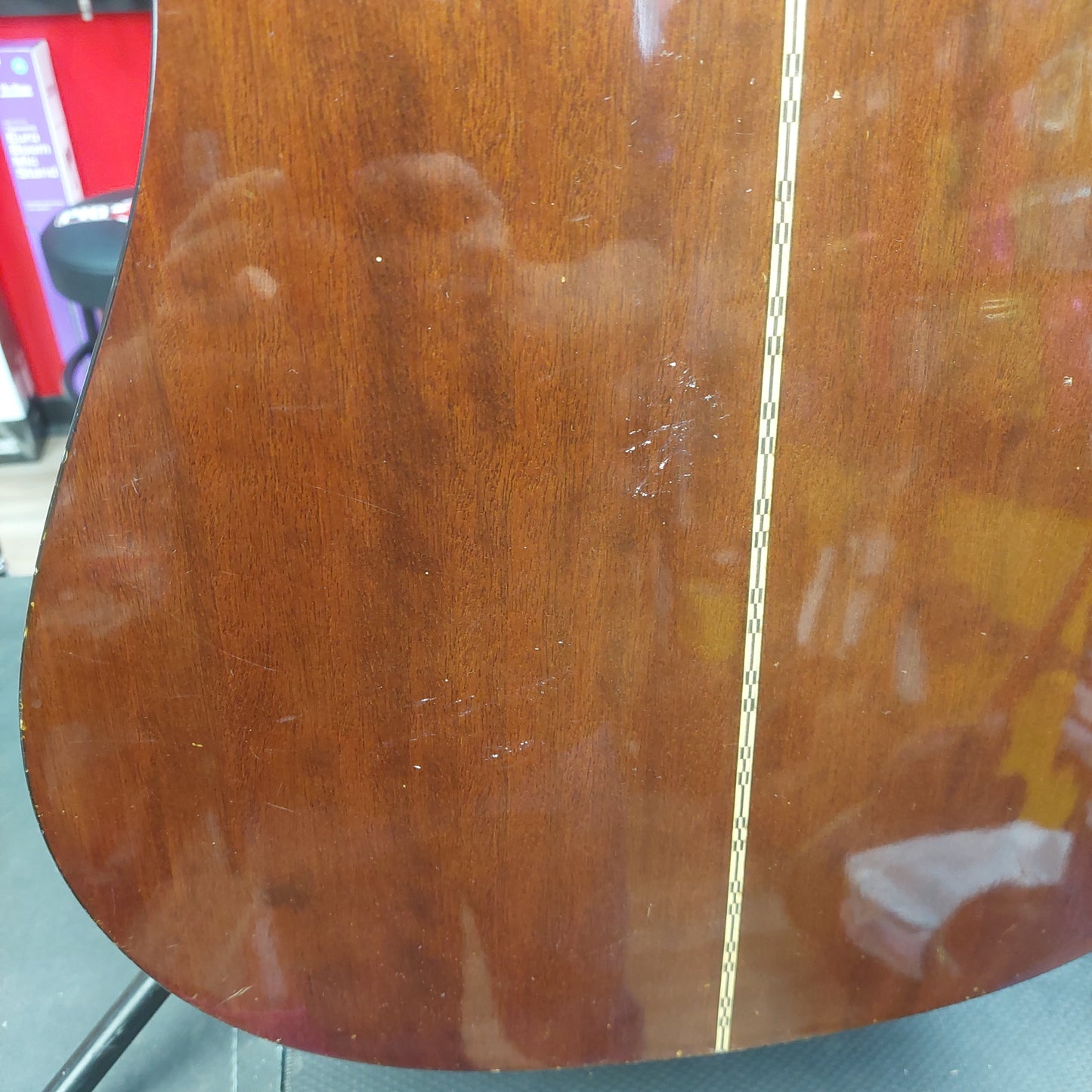 1988 Epiphone PR-350 Acoustic Guitar - Natural SN# 8050979 "Made In Korea" (Sold As Is Has Body Damage)