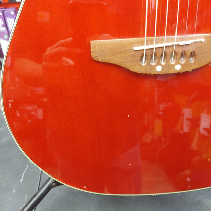 Mid 2000's Ovation Celebrity GC-057 Acoustic/Electric Guitar - Ruby Red SN# 7509842