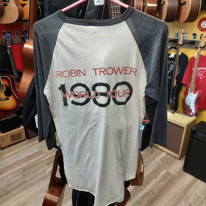 1980 Robin Trower Victims Of The Fury World Tour 3/4 Sleeve T Shirt - Large