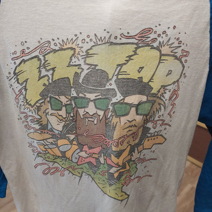 1980's Anvil ZZ Top 3/4 Sleeve Baseball T-Shirt - Medium