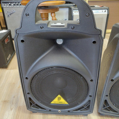 Behringer Europort EPA300 Portable PA System w/ Speaker Cables & Power Cable (USED)