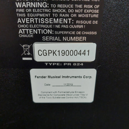 2019 Fender Mustang 1 (V.2) 20 Watt 120V 1x8" Modeling Guitar Combo Amplifier SN# CGPK19000441