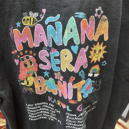 KAROL G "Manana Sera Bonito" T-Shirt - Black - XL (USED)
