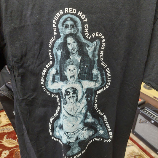 2022 Red Hot Chili Peppers "Unlimited Love Tour" T-Shirt - Black - Medium (USED)