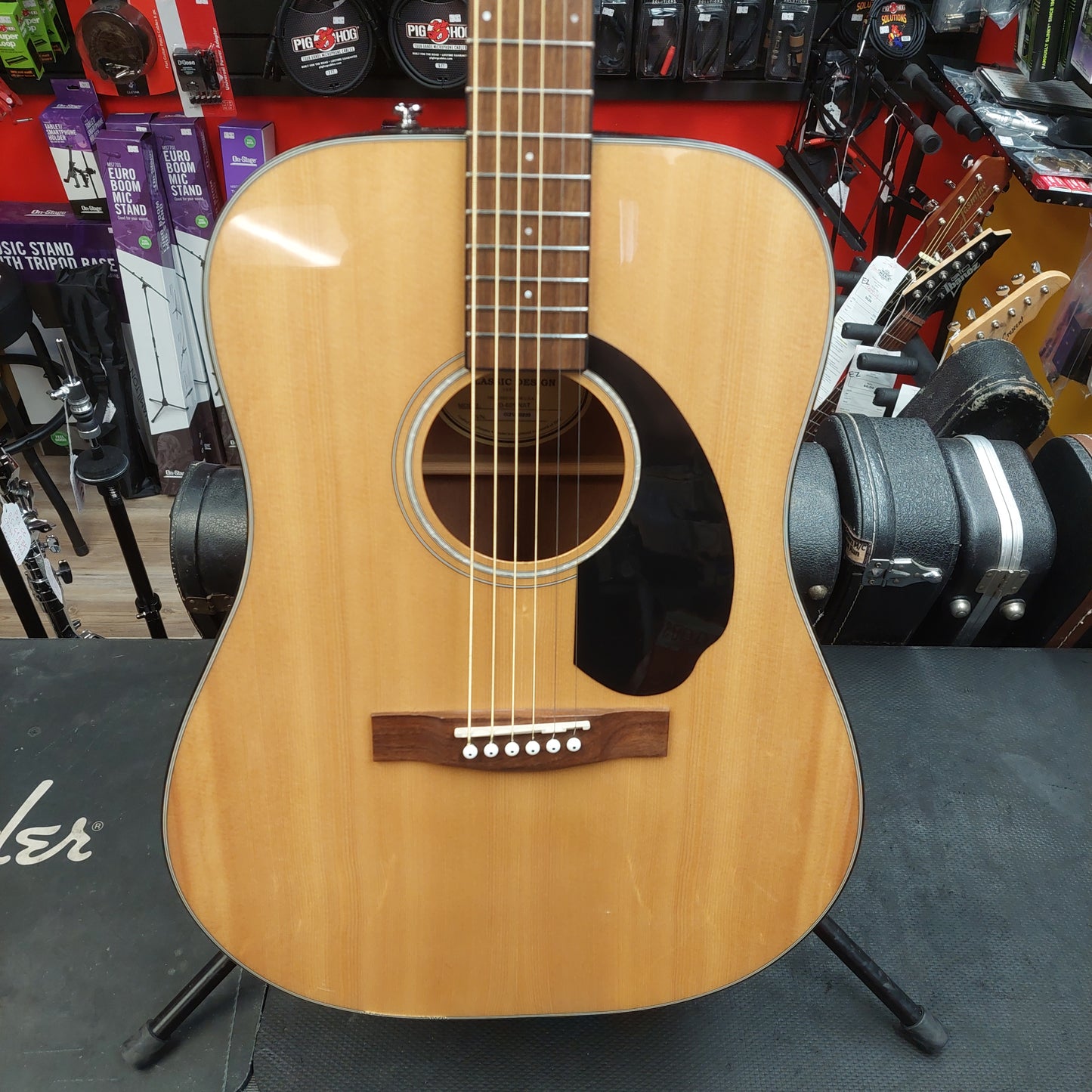 2021 Fender CD-60S Acoustic Guitar - Natural Gloss SN# OI21069220