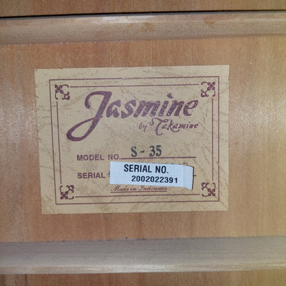 2002 Jasmine by Takamine S-35 Acoustic Guitar - Natural SN# 2002022391