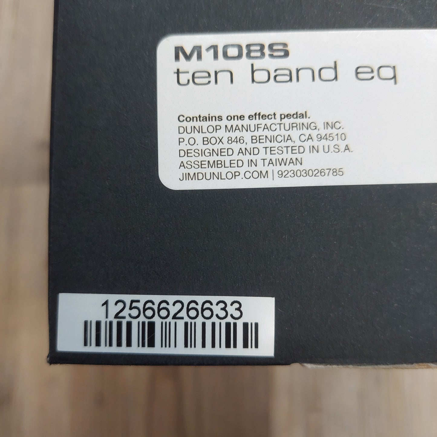 MXR M108S Ten Band EQ w/ Power Supply & Original Box  SN# 1256626633
