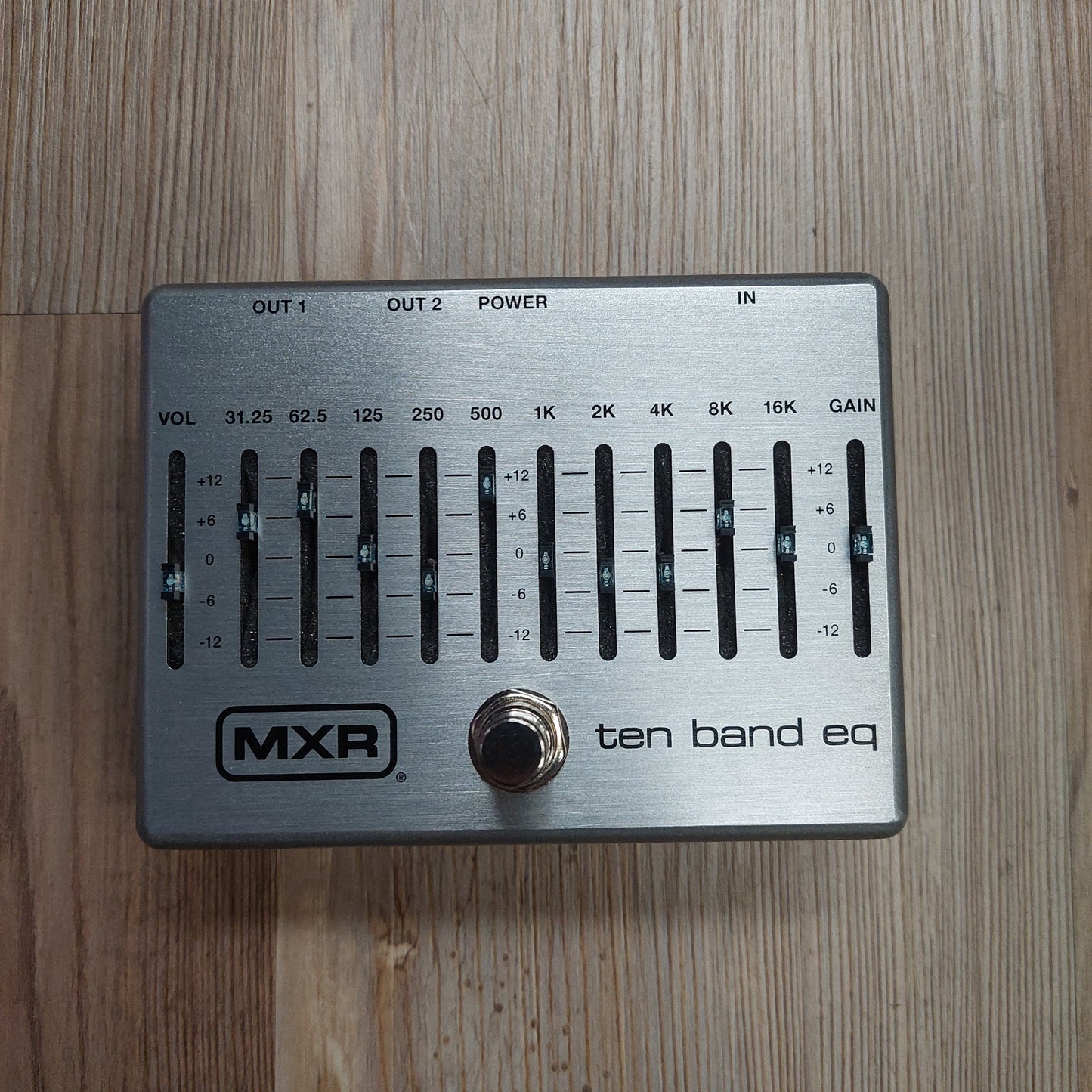 MXR M108S Ten Band EQ w/ Power Supply & Original Box  SN# 1256626633