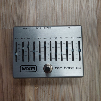 MXR M108S Ten Band EQ w/ Power Supply & Original Box  SN# 1256626633