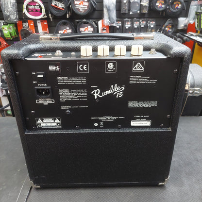 2020 Fender Rumble 15 (V3) Bass Amplifier 15 Watts, 120V SN# ICTA20014204
