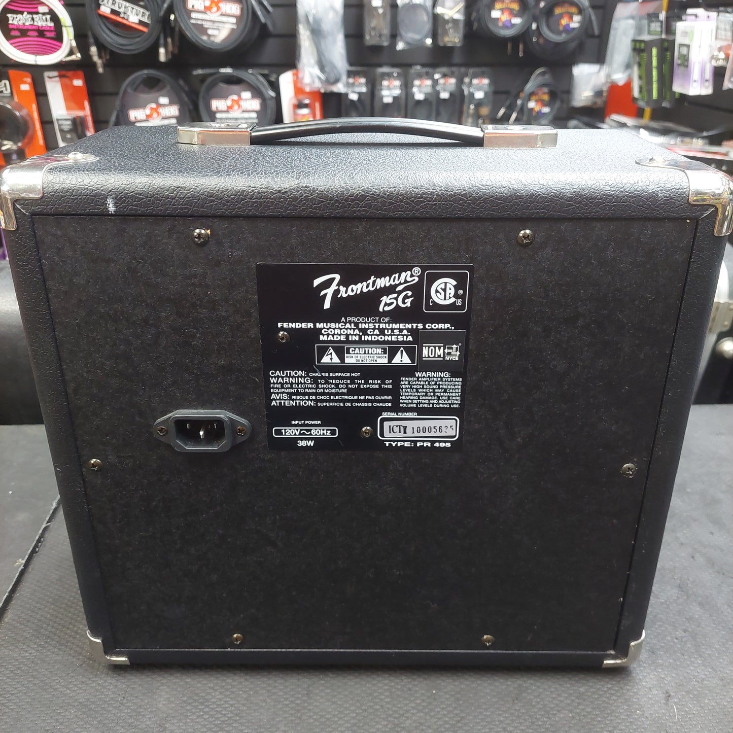 2000's Fender Frontman 15G Series II 2-Channel 15-Watt 1x8" Guitar Amplifier SN#ICTI100005625