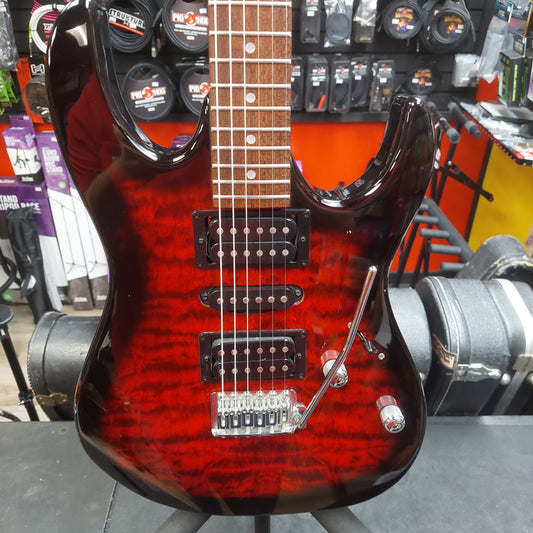 2022 Ibanez Gio HSH Electric Guitar - Red Burst SN# 5N220100596