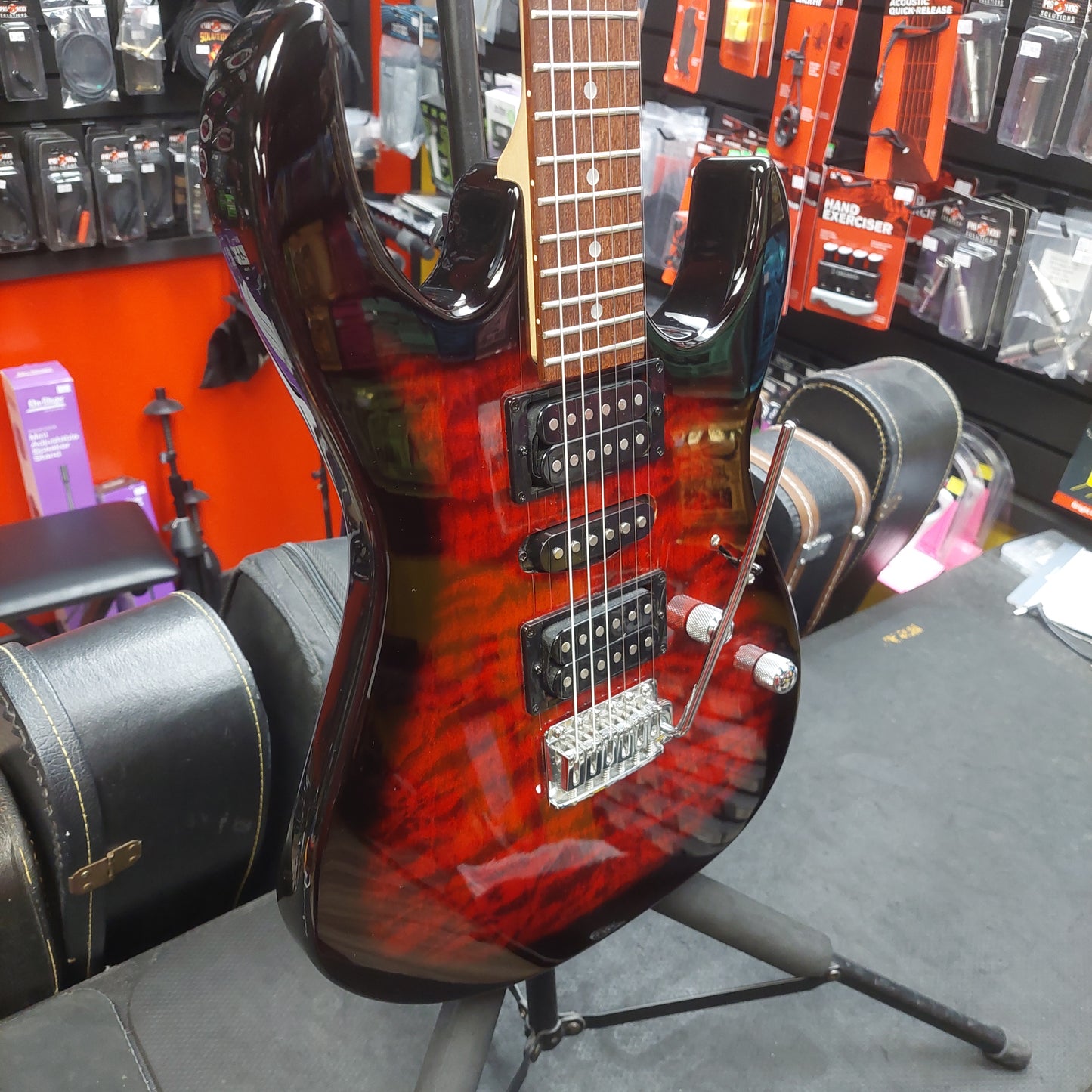 2022 Ibanez Gio HSH Electric Guitar - Red Burst SN# 5N220100596
