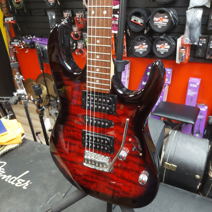 2022 Ibanez Gio HSH Electric Guitar - Red Burst SN# 5N220100596