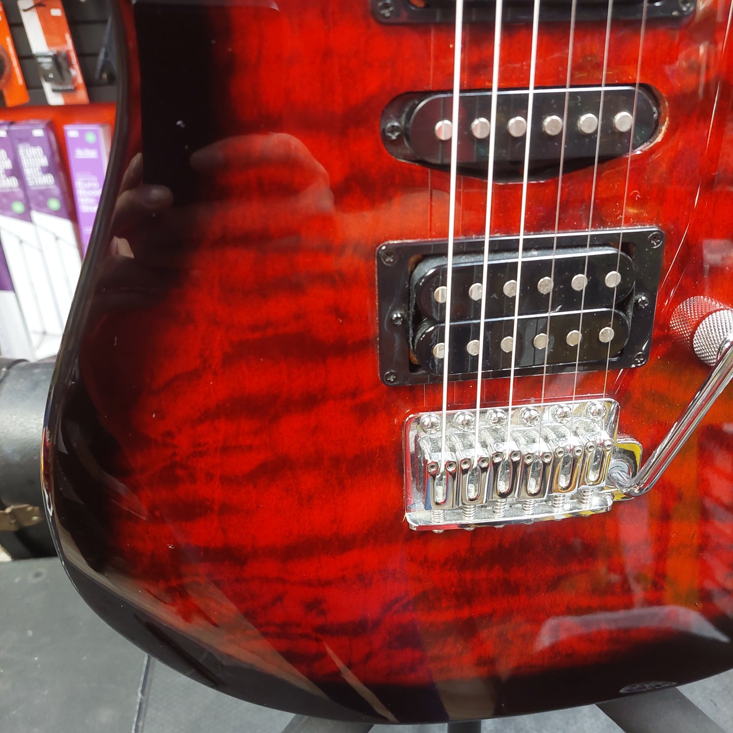 2022 Ibanez Gio HSH Electric Guitar - Red Burst SN# 5N220100596