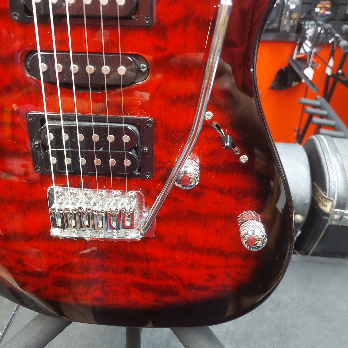 2022 Ibanez Gio HSH Electric Guitar - Red Burst SN# 5N220100596
