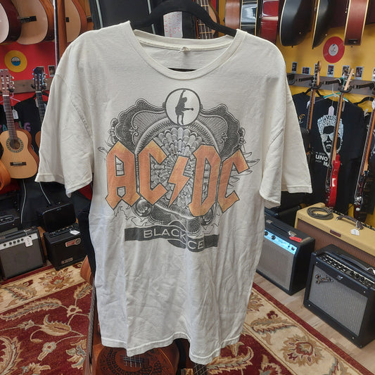 AC/DC Black Ice T-Shirt - White - Large (USED)