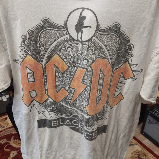 AC/DC Black Ice T-Shirt - White - Large (USED)